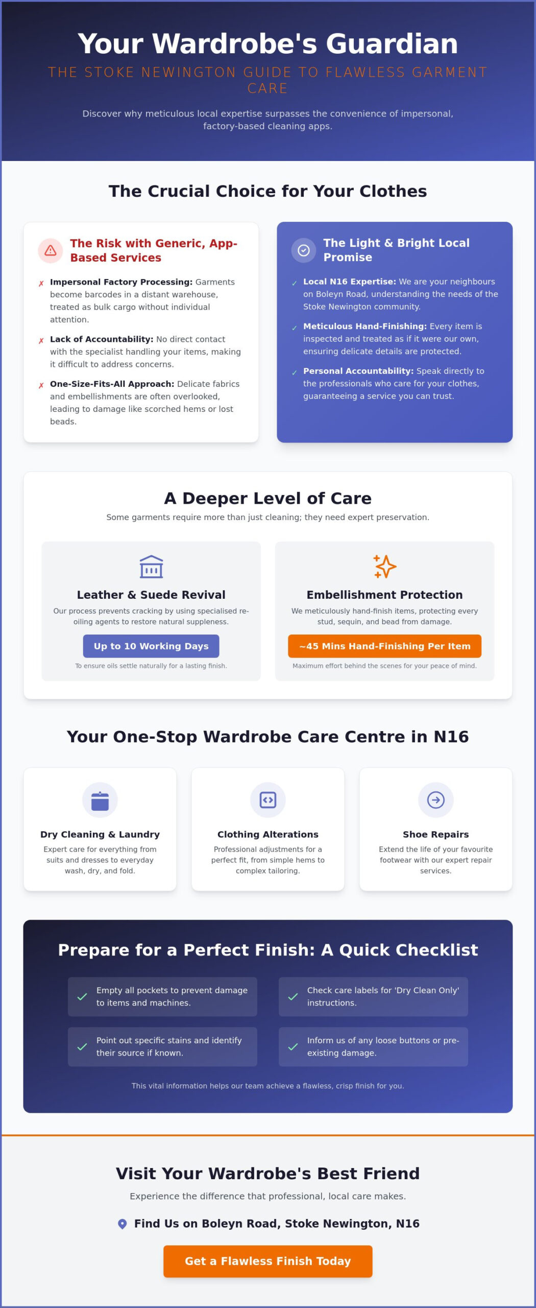 Expert Dry Cleaners Near Me: Professional Garment Care in Stoke Newington