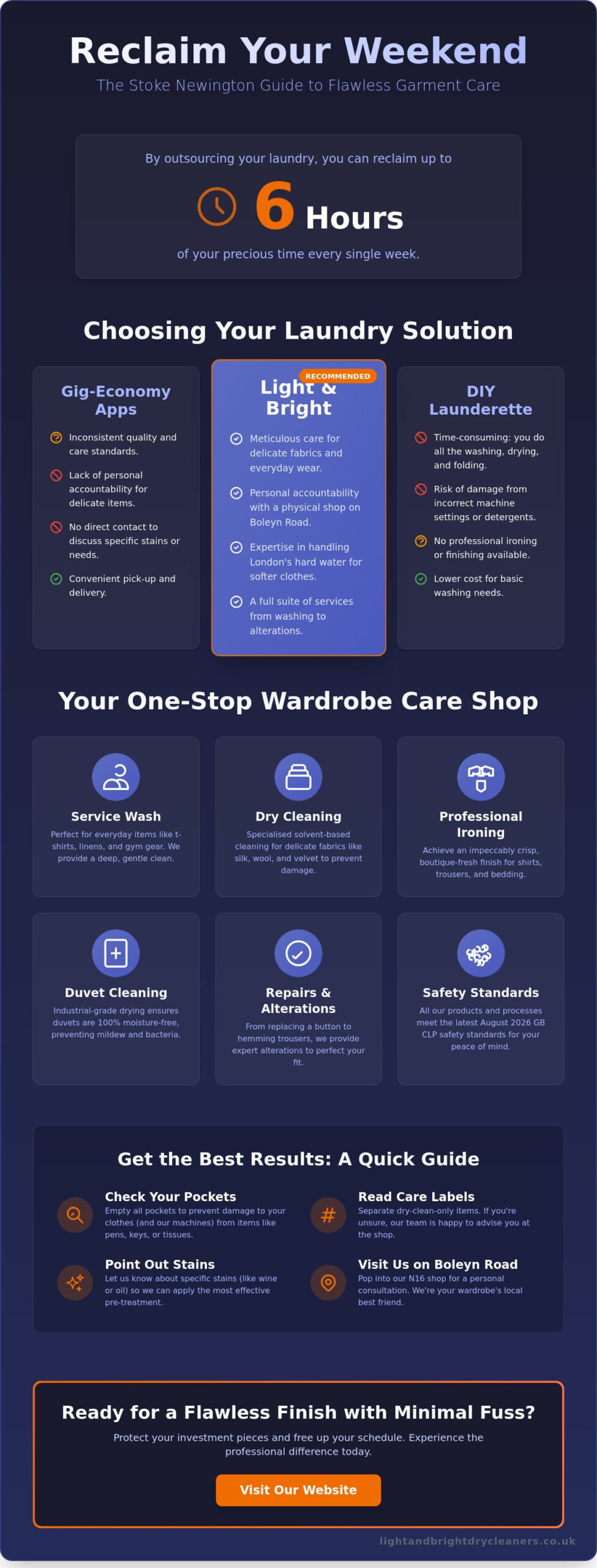 Professional Laundry Service in Stoke Newington: The Ultimate Guide to Effortless Garment Care
